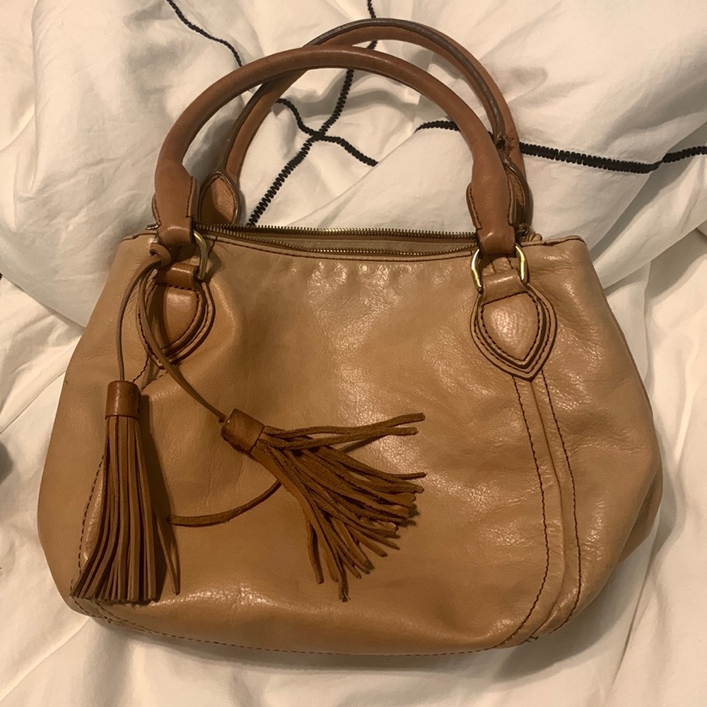 J.crew lether hand bag